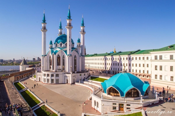 Kul Sharif Mosque within the Kazan Kremlin - Kazan Russia 