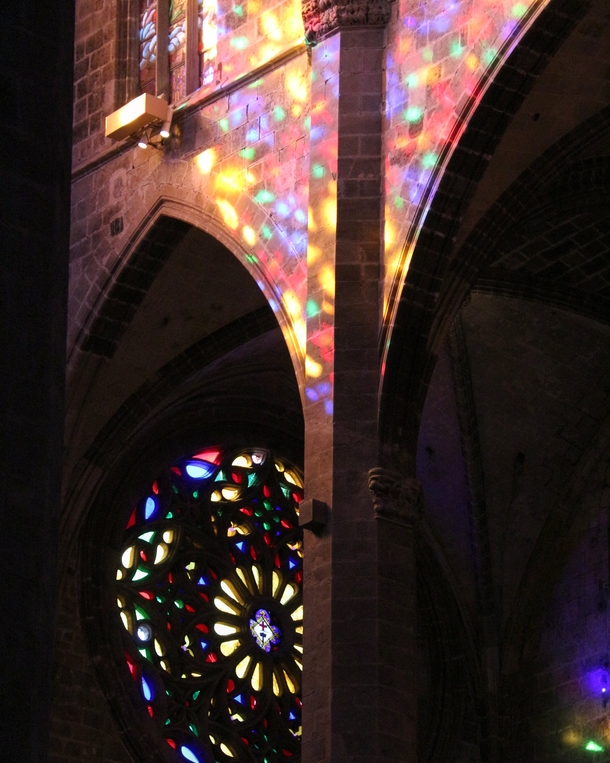 La Seu Palma Cathedral beautyful lights