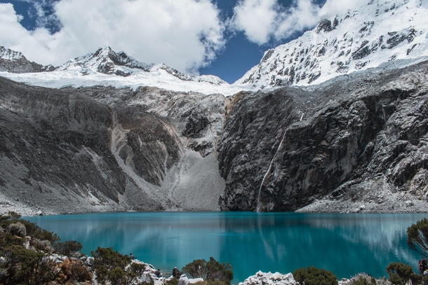 Laguna  in Peru One of the toughest day hikes Ive ever done but clearly worth all the struggle 