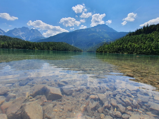 Lake Blindsee located in Tirol Austria 