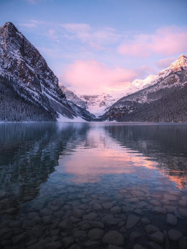 Lake Louise cotton candy Alberta Canada  IG andyescapes