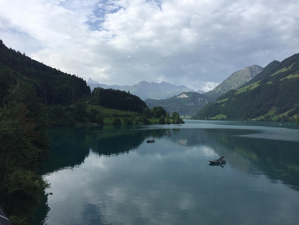 Lake Lungern in Obwalden Switzerland x