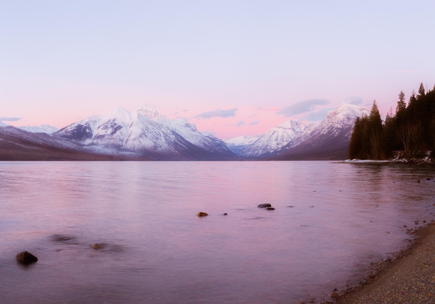 Lake McDonald Glacier National Park MT x 