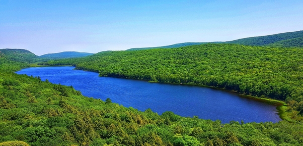 Lake of the clouds Porcupine mountains Michigan 