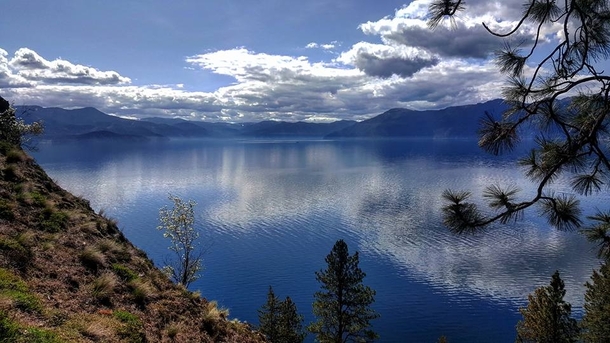 Lake Pend Oreille in northern Idaho Sorry for the quality 