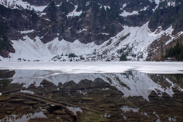 Lake  reflection North Cascades WA 