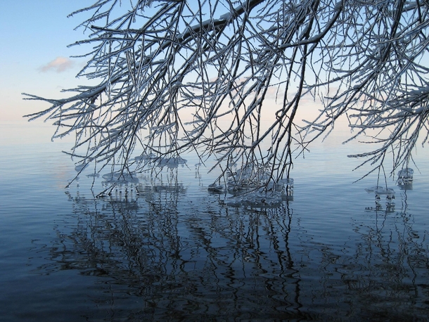 Lake Simcoe Ontario After the ice storm of  Posted this in EarthPorn awhile back thought youd enjoy it here x