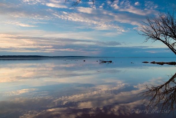Lake Superior reflections in Ashland Wisconsin OC x