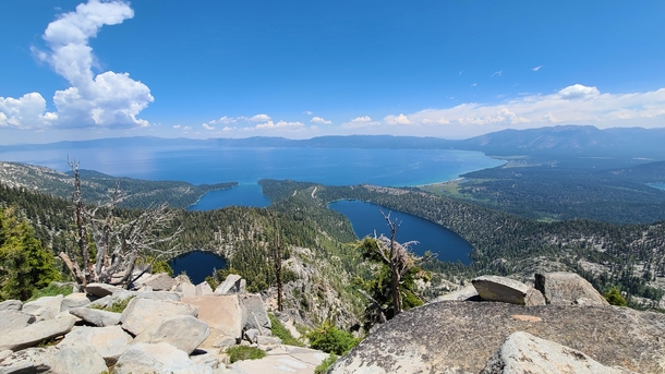 Lake Tahoe from Maggies Peak - June  