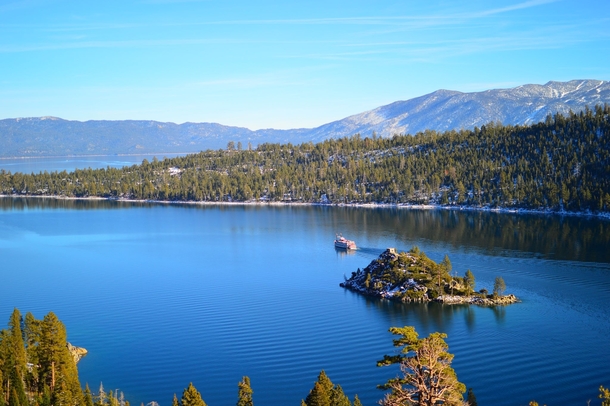 Lake Tahoe this winter 