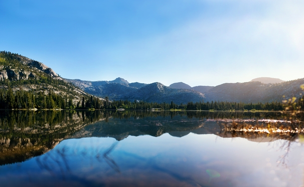 Lake Vernon in the Morning TilTill Valley in Yosemite National Park 