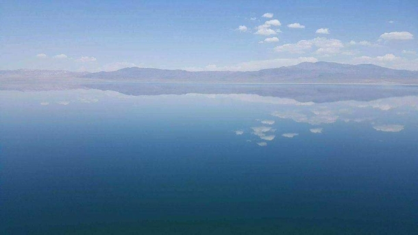 Lake Walker Nevada Love the way this lake mirrors the sky so perfectly 