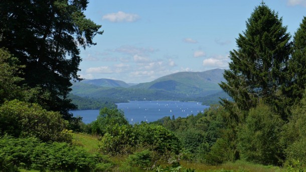 Lake Windermere Lake District Cumbria United Kingdom 