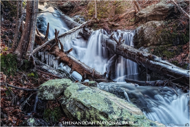 Lands Run Falls Section Shenandoah National Park Virginia 
