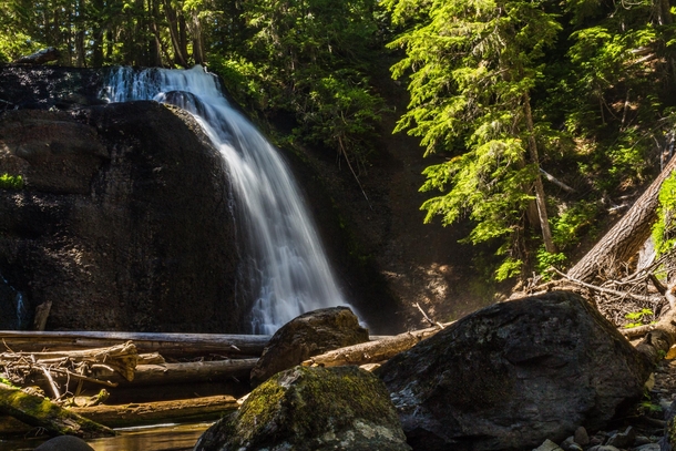 Langfield Falls in Mt Adams Country Washington OC   