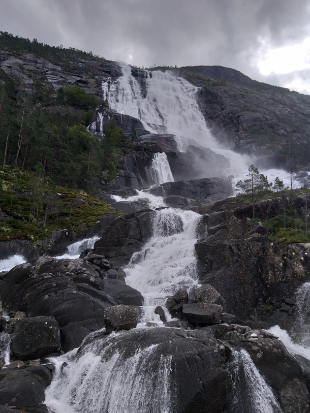 Langfoss Waterfall Norway