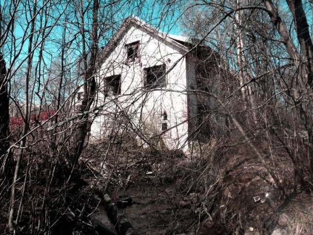 Large abandoned house in Vantaa Finland 