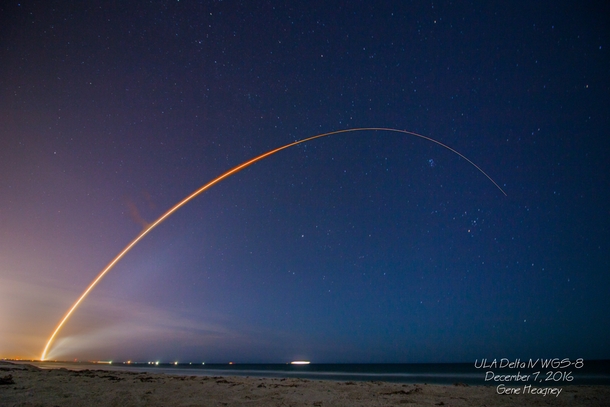 Last weeks Delta IV launch Taken in Cocoa Beach FL 