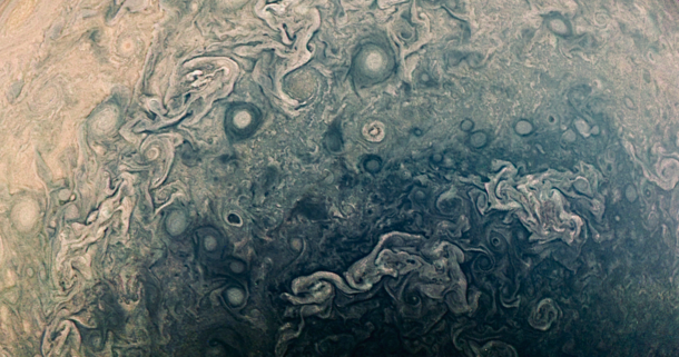 Latest NASA Juno spacecraft photo of Jupiter