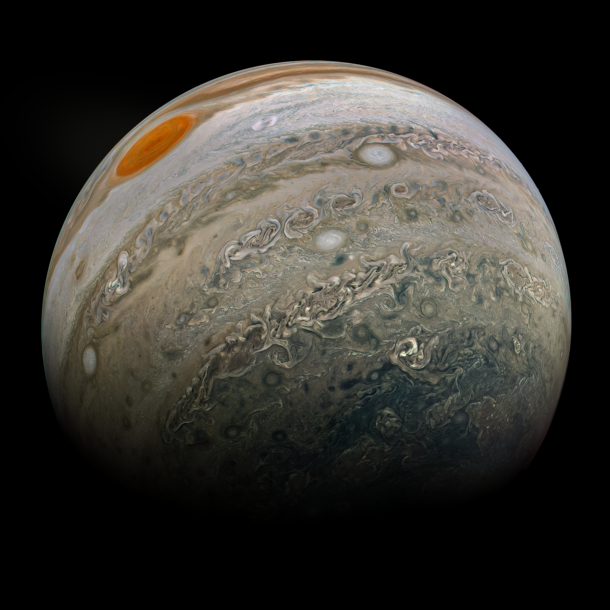 Latest view of Jupiter from NASAs Juno probe