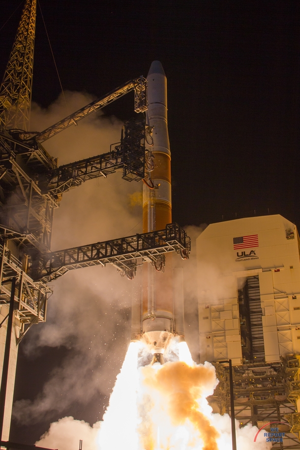 Launch of AFSPC- aboard a Delta IV Medium rocket Photo by Michael Seeley  We Report Space 