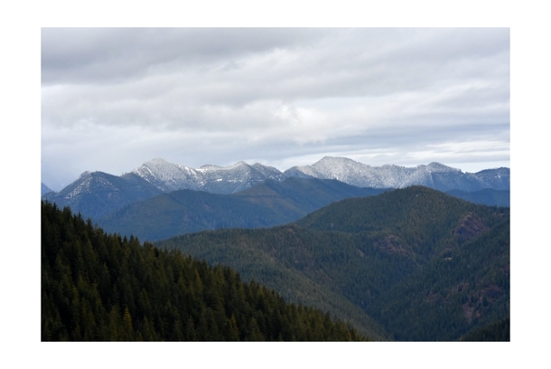 Layers of the Olympic Mountains WA 
