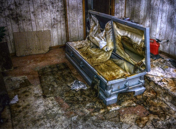 Left behind in an abandoned funeral home