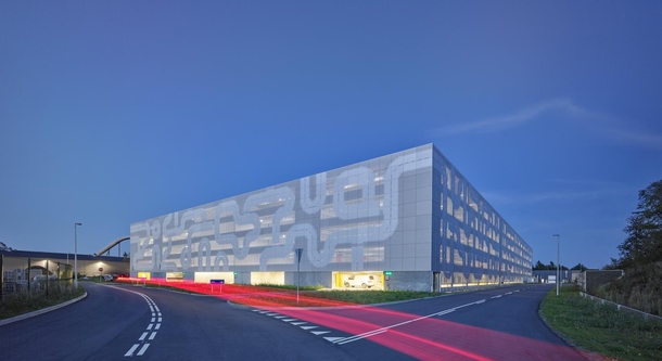 LEGO Campus Parking Garage in Billund Denmark 