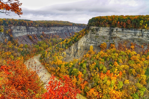Letchworth State Park in the fall - Castile NY -    