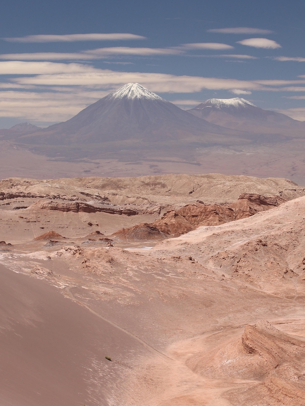 Licancabur volcano seen from the Atacama Desert OC 