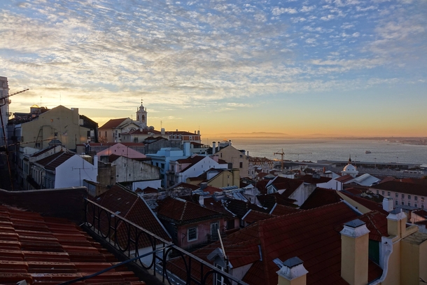Lisbon Portugal Sunrise 