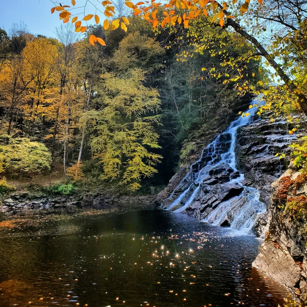 Little hike down to Barberville Falls Poestenskill NY - 