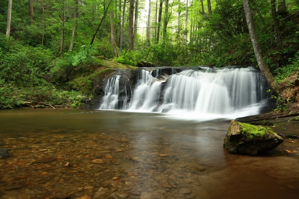 Little Waterfall Pisgah National Forest Brevard NC - 