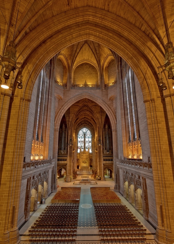 Liverpool Anglican Cathedral in England 