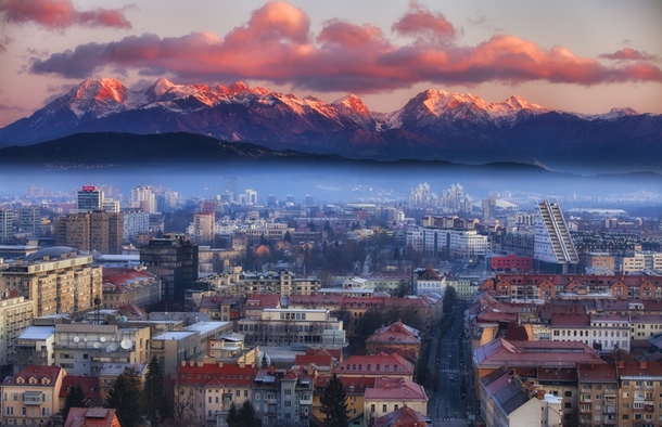 Ljubljana Slovenia  by Rok Godec
