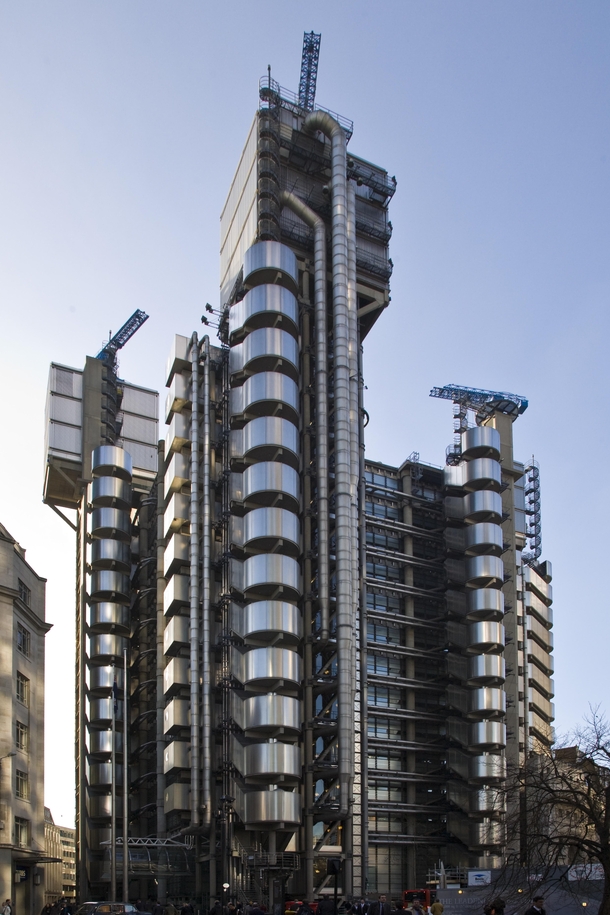 Lloyds of London the worlds largest insurance market Bowellism architectural style The youngest Grade  listed building in the UK