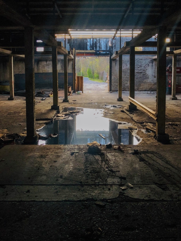 Loading dock at an abandoned factory TN