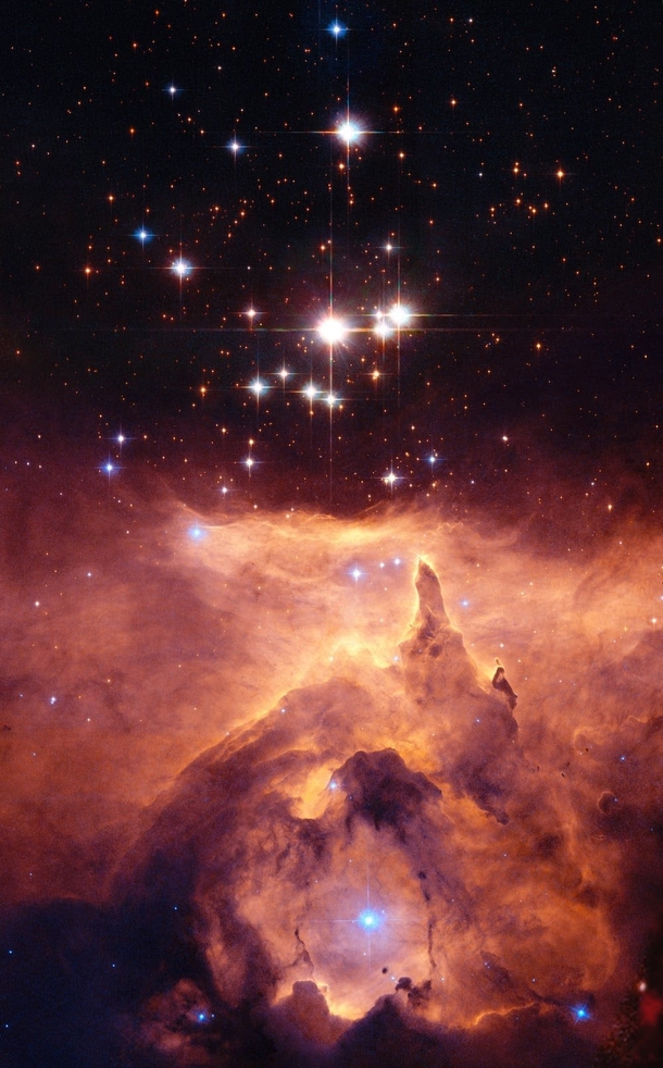 Located in the Scorpius constellation the open cluster Pismis  is home to several massive stars