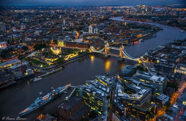 London from above  by Franco Beccari