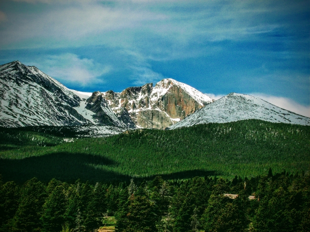 Longs Peak Rocky Mountain National Park 