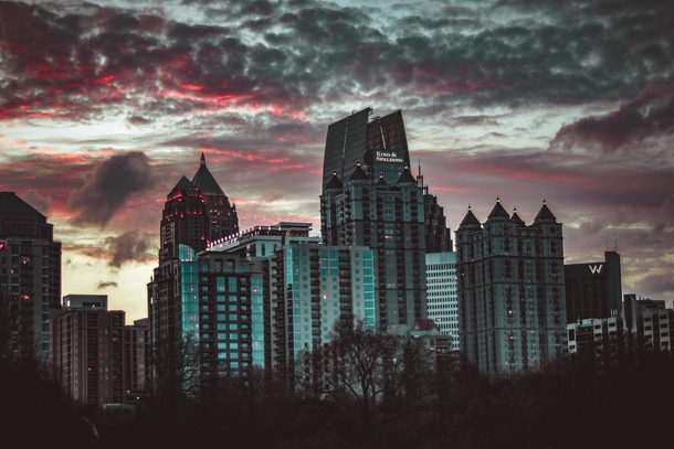 Loved the Atlanta sunset tonight