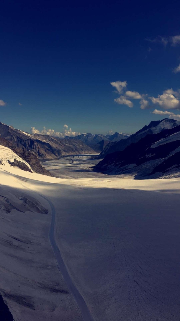 Lower Grindelwald glacier Switzerland    