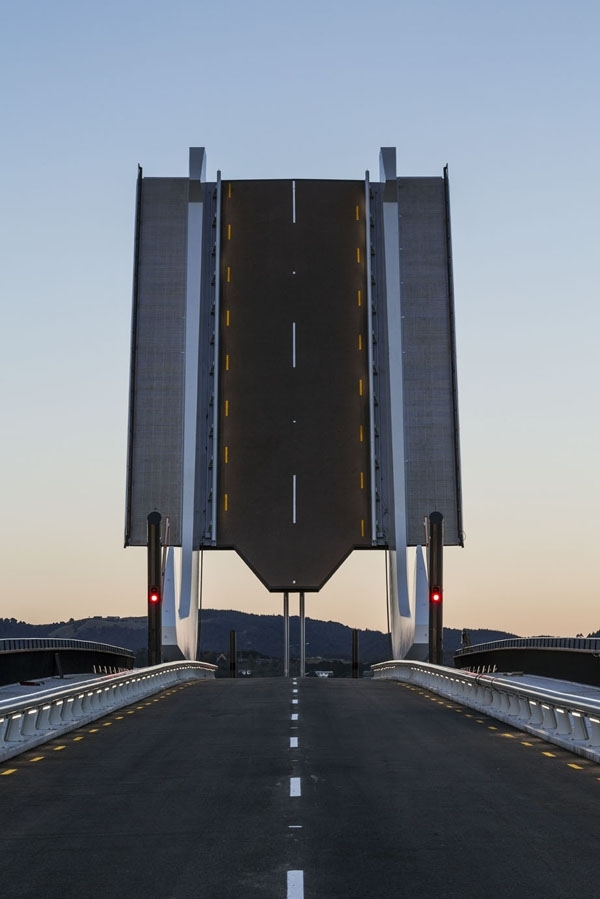 Lower Hatea lift-bridge in Whangarei New Zealand 