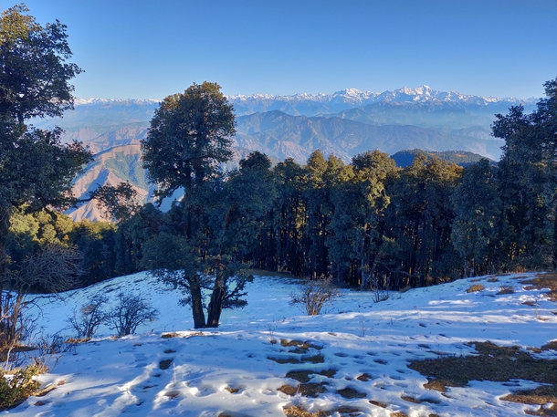 Lower Himalayas in morning light 