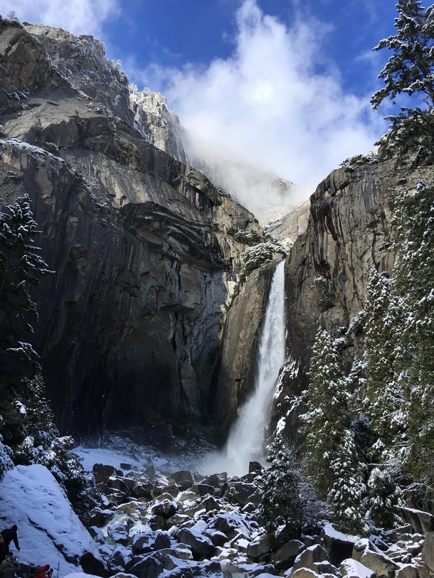 Lower Yosemite Falls - Dec 