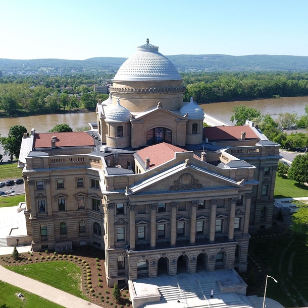Luzerne County Courthouse - circa  designed by Frederick John Osterling Wilkes-Barre Pennsylvania