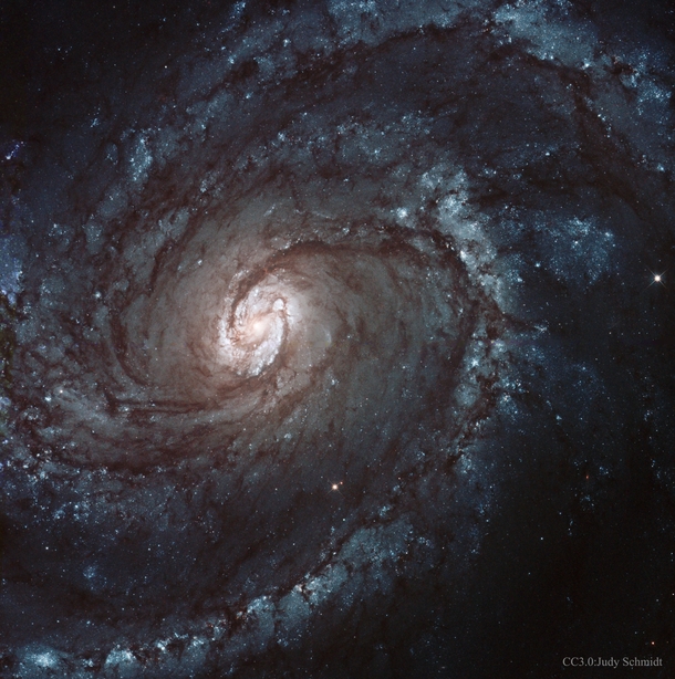 M a grand design spiral galaxy Photo from the Hubble Space Telescope  
