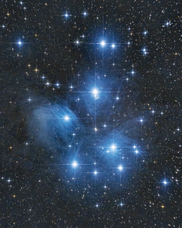 M Pleiades open cluster 