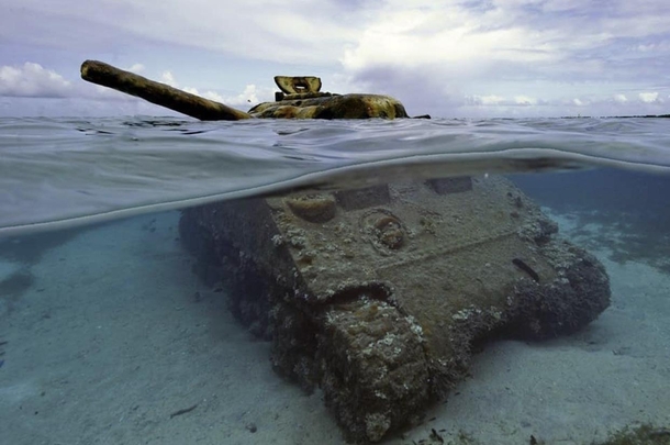 MA Sherman Tank Saipan Northern Mariana Islands