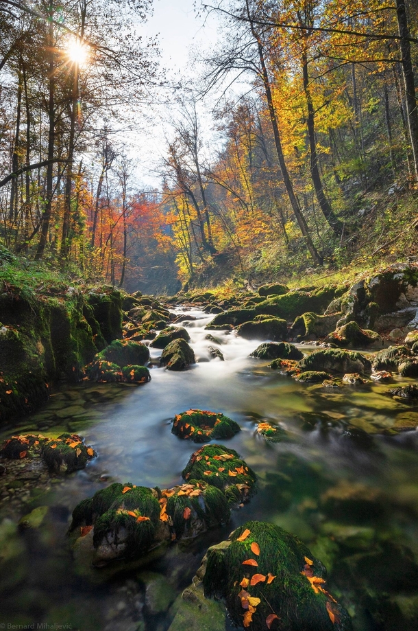 Magic of autumn awaits Croatian Kamacnik canyon 